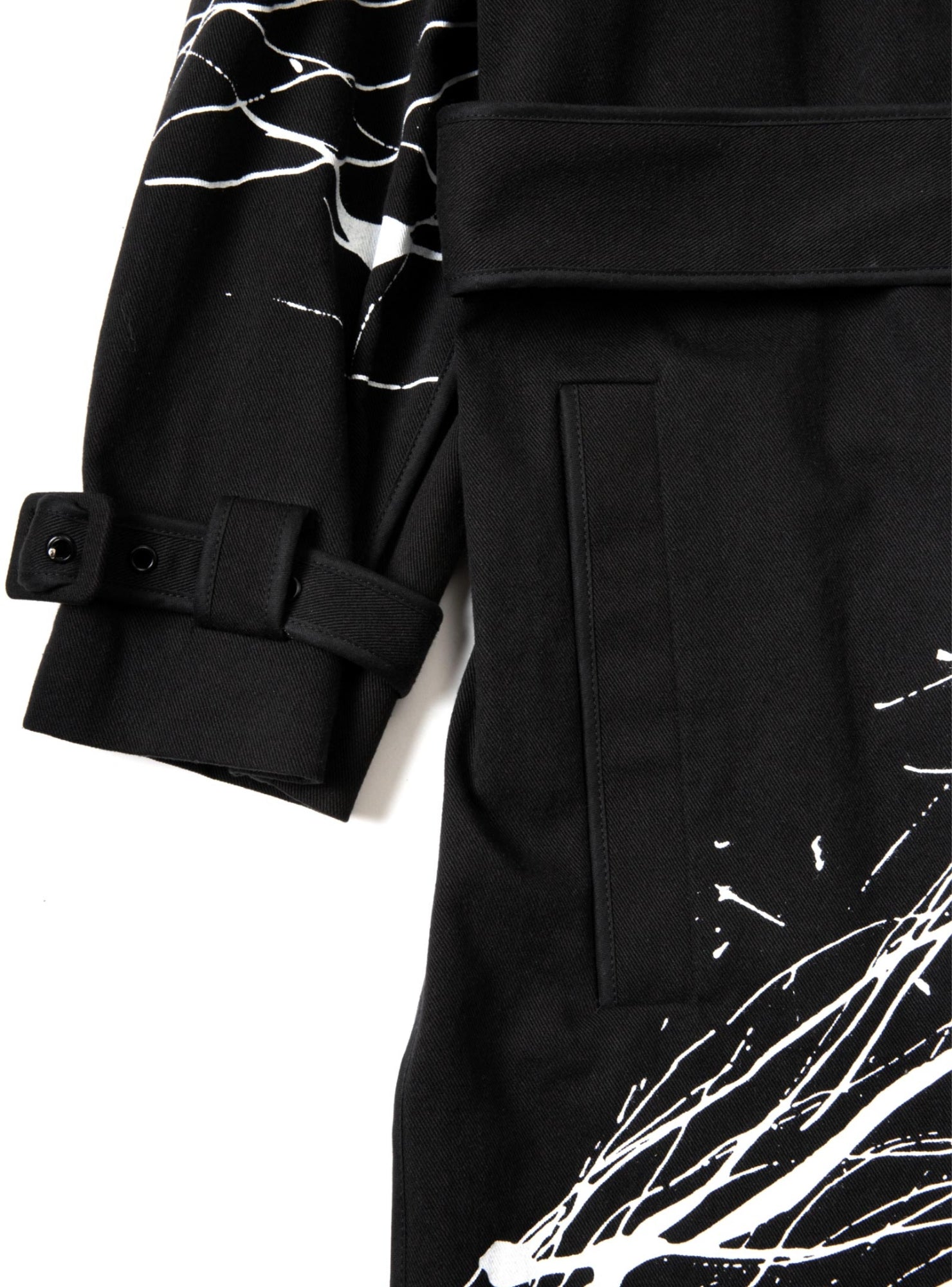 Painting Trench Coat【Kiichiro Ogawa Collaboration】