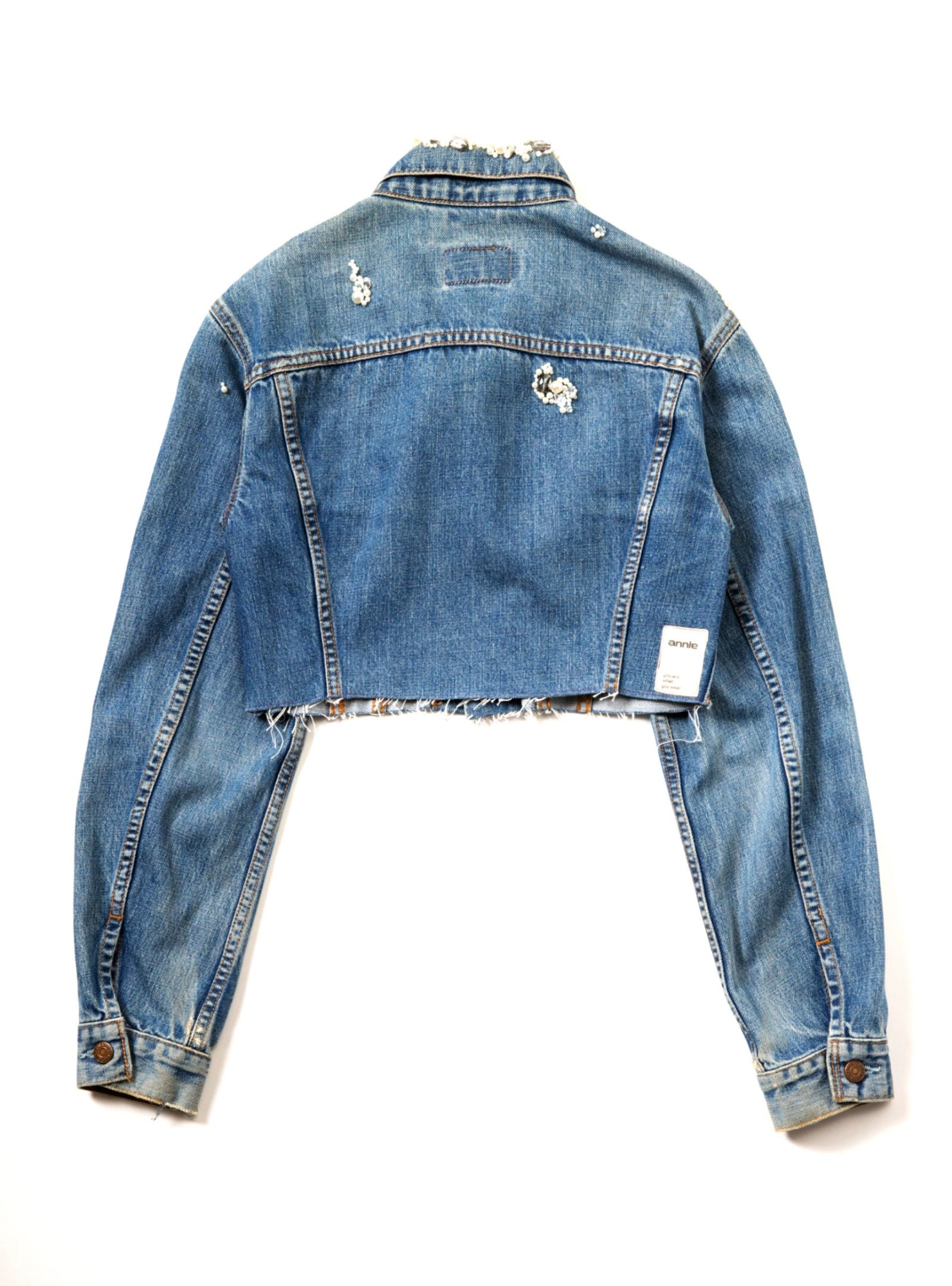 Bijou Denim Jacket【A】- Light Blue