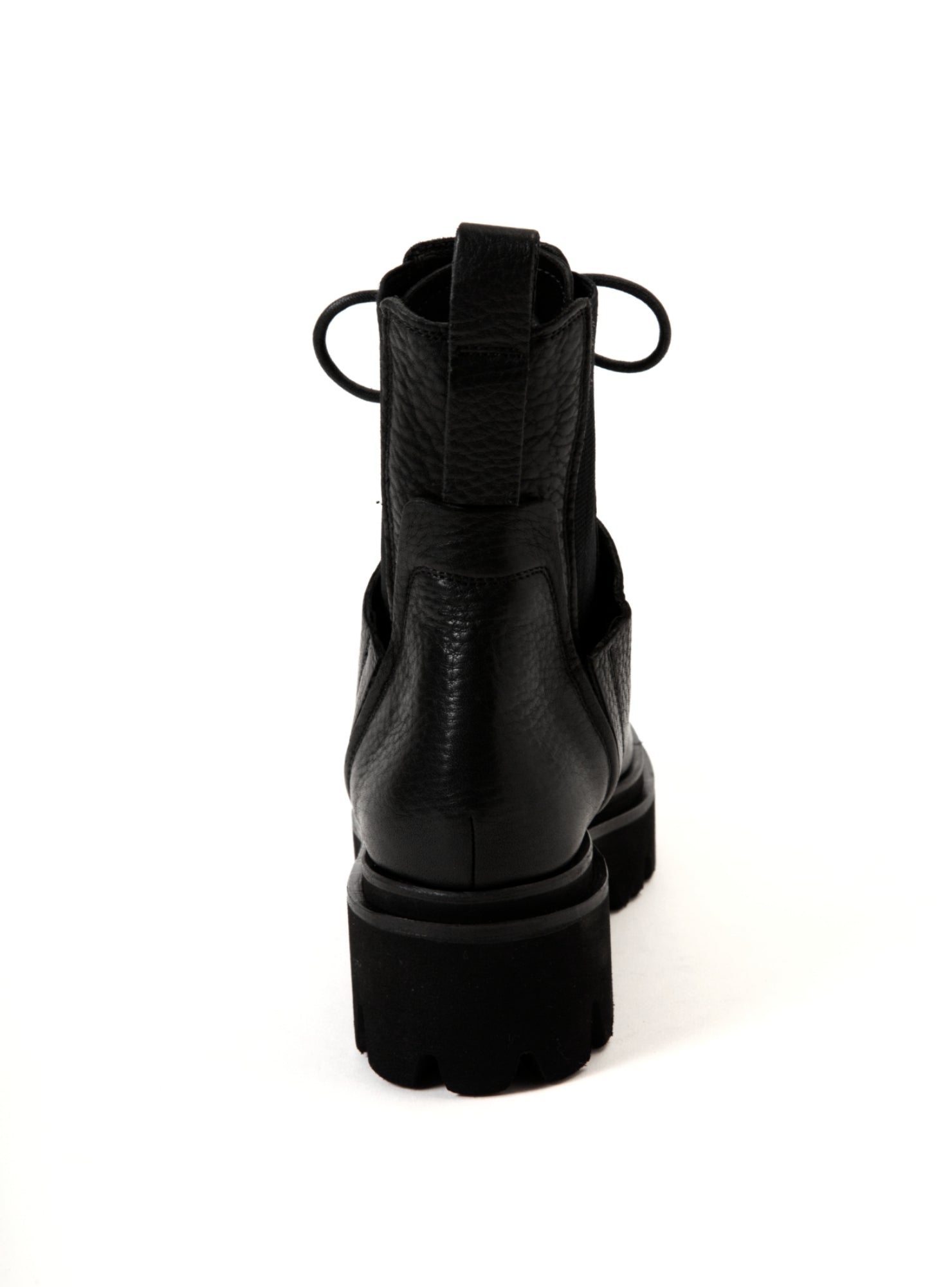 【Ladies】Side Gore Lace-Up Boots