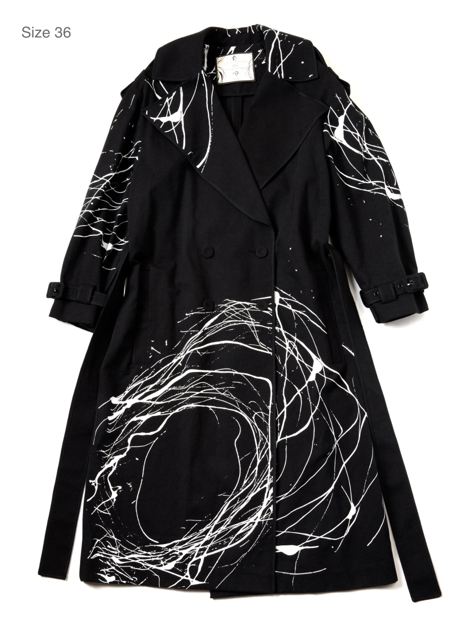 Painting Trench Coat【Kiichiro Ogawa Collaboration】