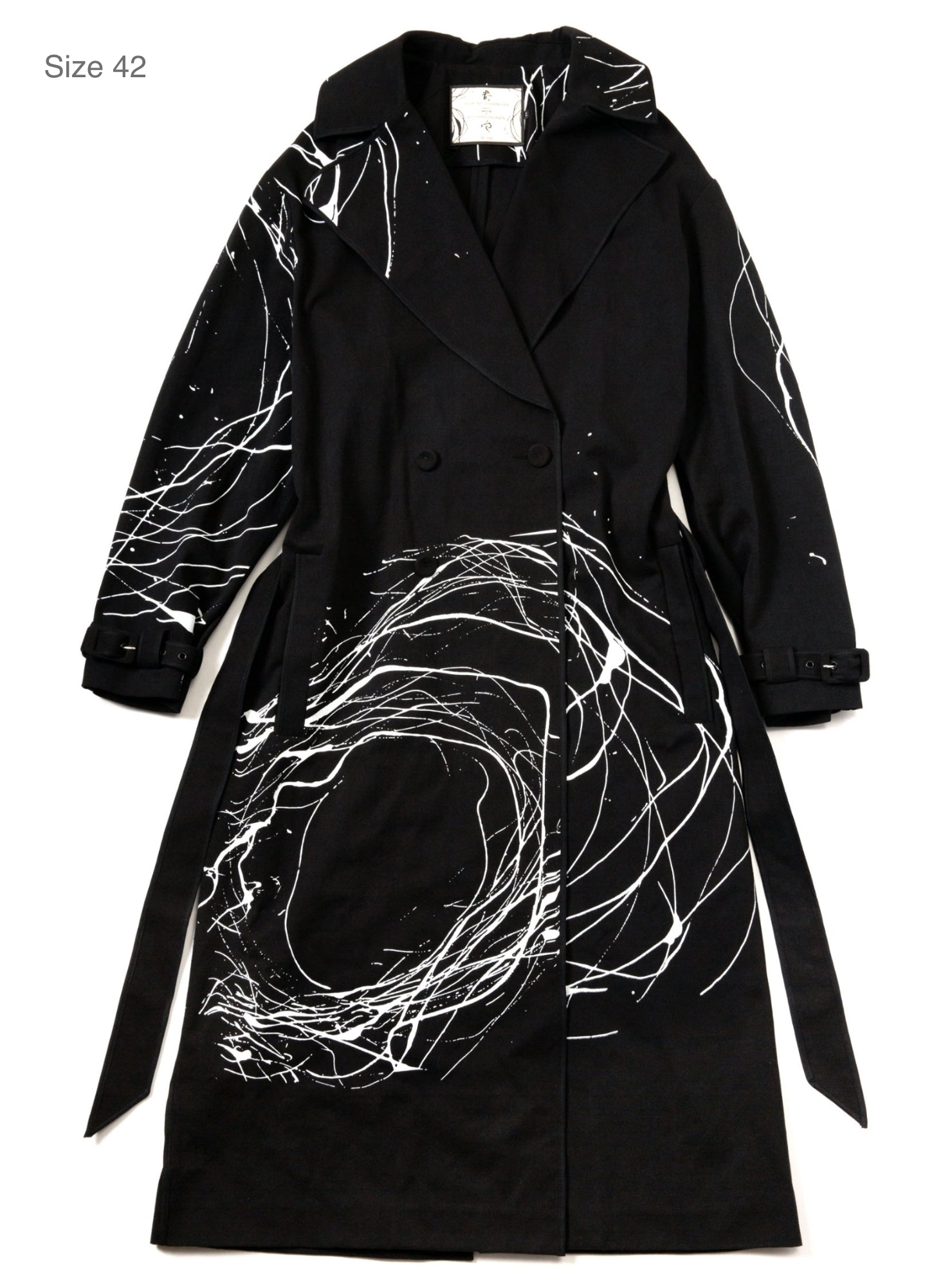 Painting Trench Coat【Kiichiro Ogawa Collaboration】