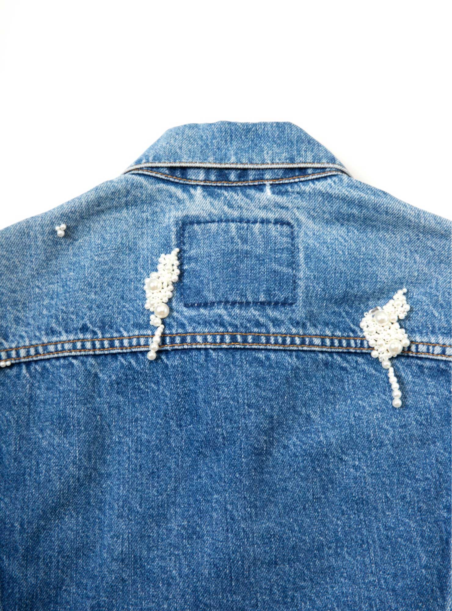 Bijou Denim Jacket【B】- Blue