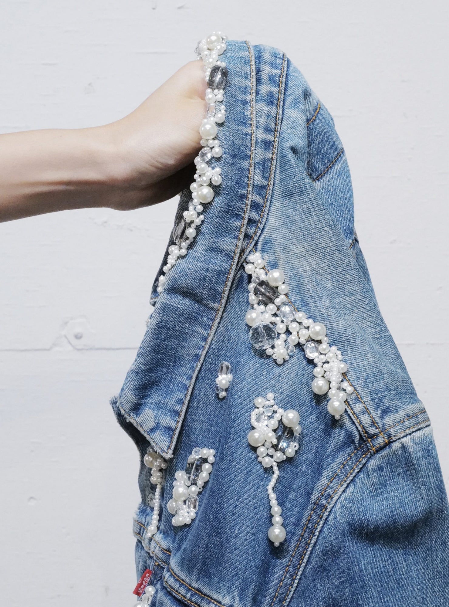 Bijou Denim Jacket【A】- Light Blue