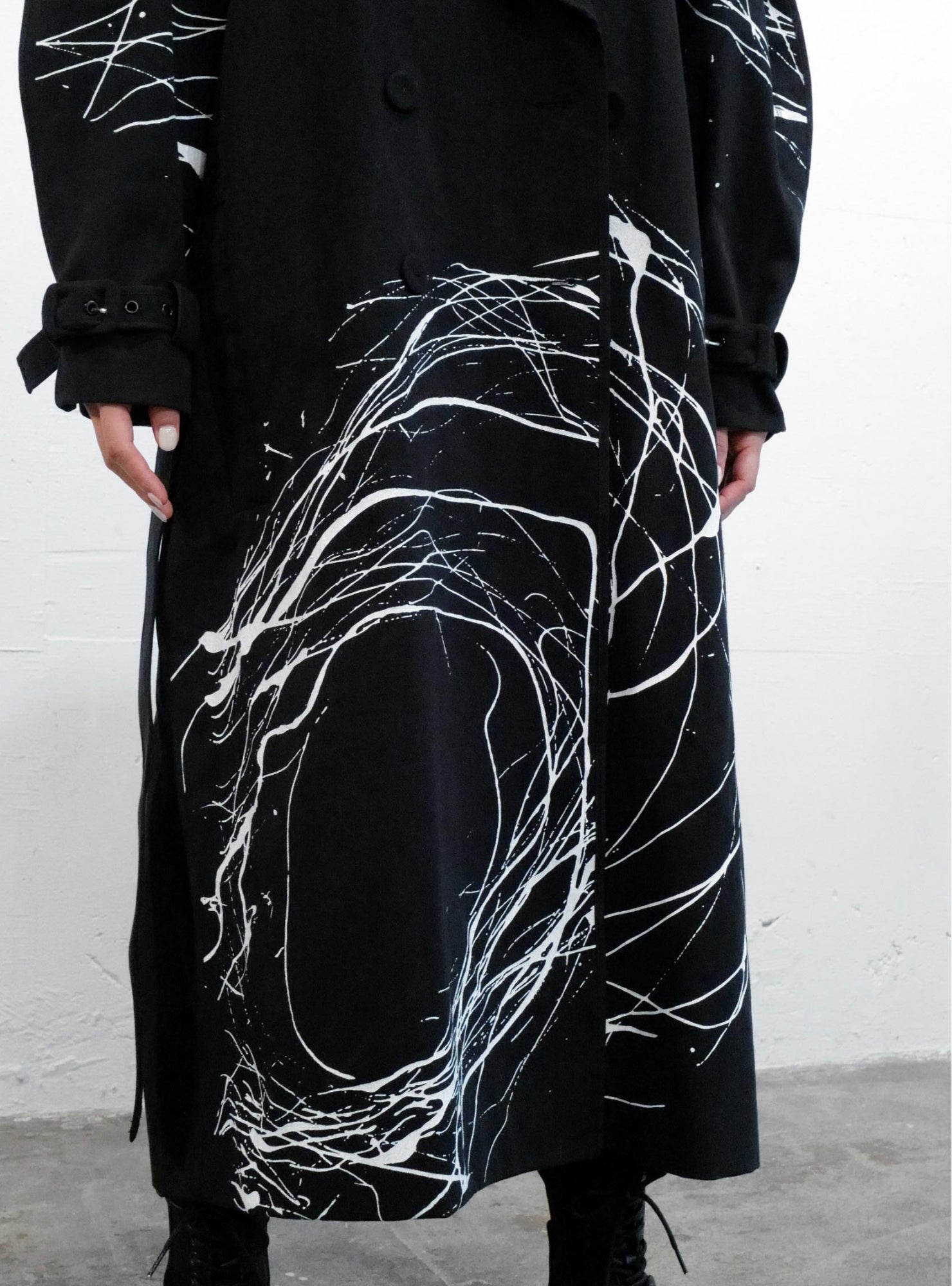 Painting Trench Coat【Kiichiro Ogawa Collaboration】