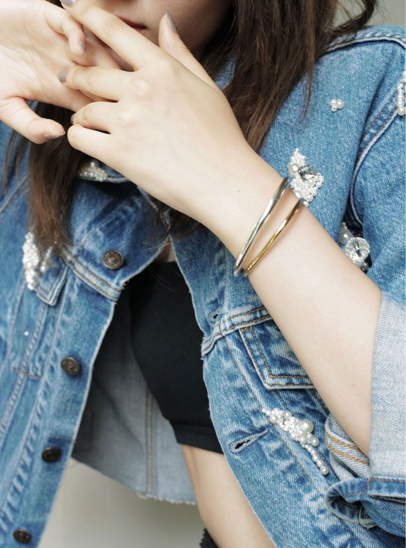 Bicolor Bangle【CARA】
